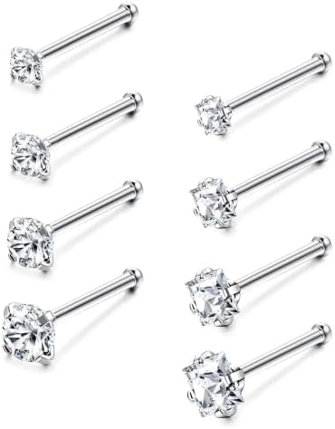 20G Nose Rings Stud for Women