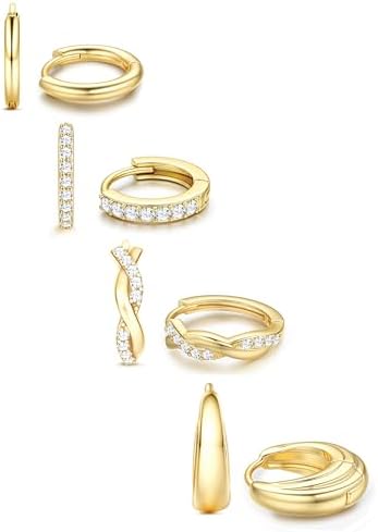 Small Gold Hoop Earrings for Women
